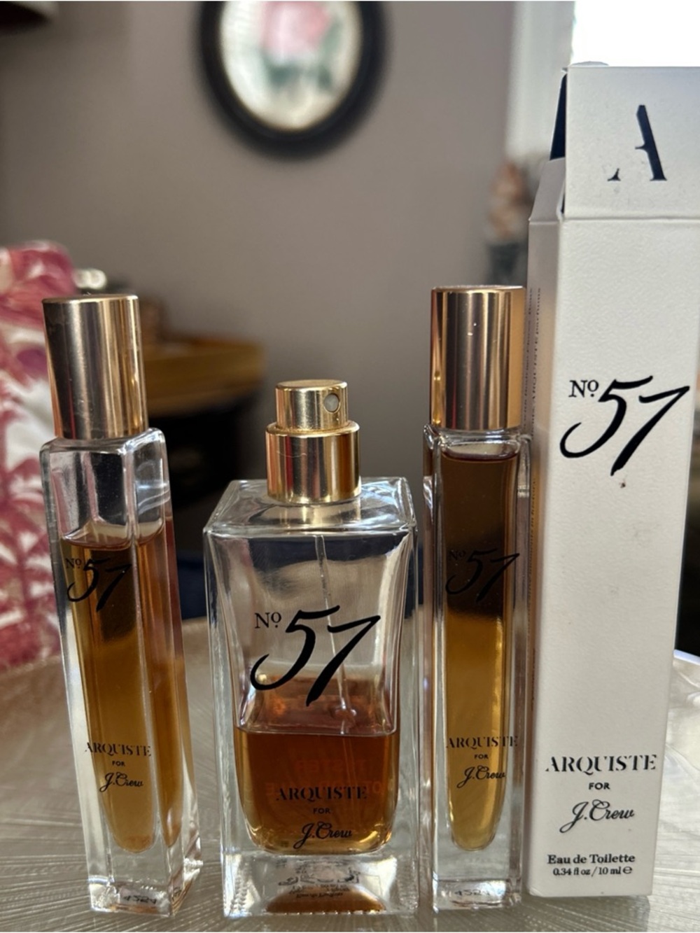 J. Crew Arquiste No. 57 Eau de Toilette Trio - Amber/Gold